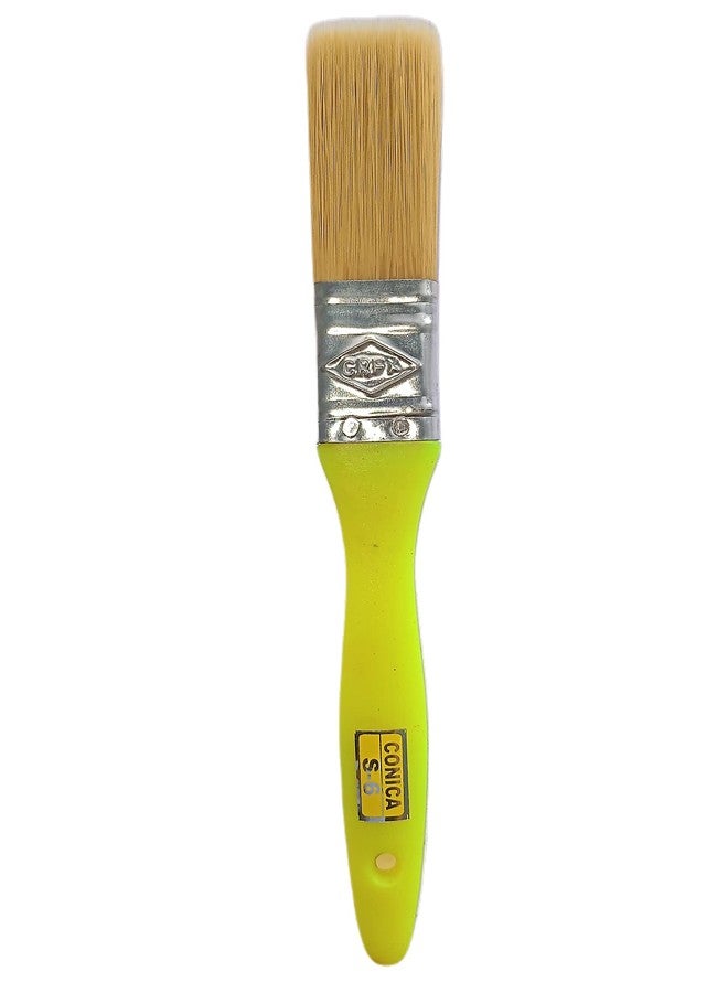 Conica Brush - Smart Set of Regular Flat Paint Brush for All General Purpose, 2 inch+ 2 inch+ 1 inch Home Wall Paint Brushes - Image 4